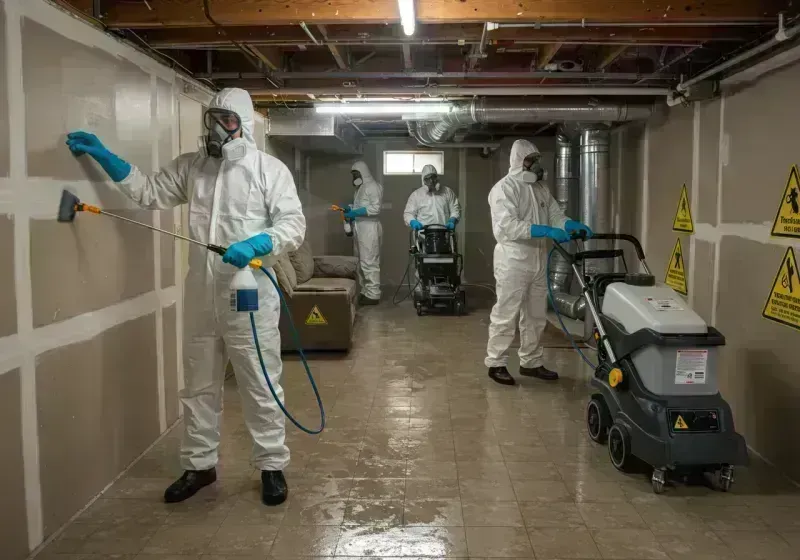 Basement Moisture Removal and Structural Drying process in Todd Creek, CO